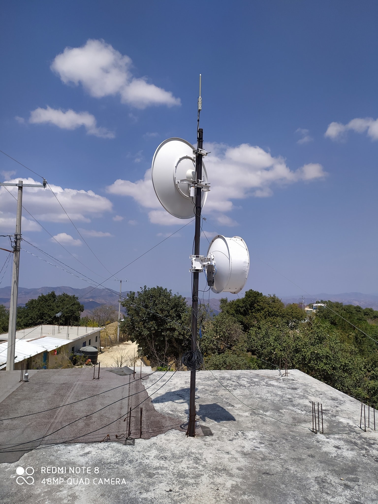 Antena instalada RF Elements